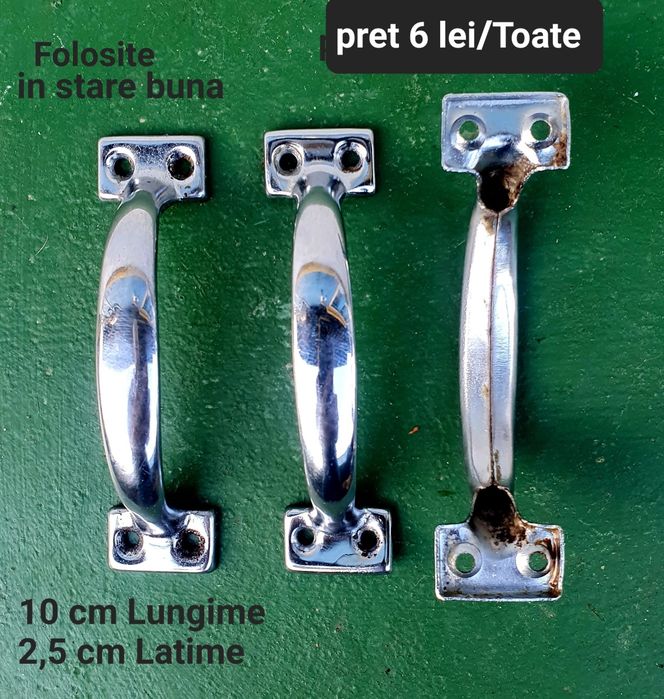 Manere dulap inox diferite