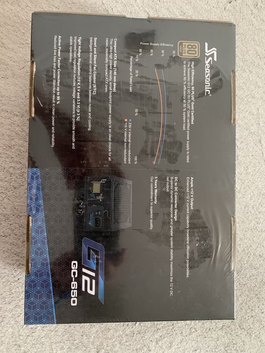 Sursa PC Seasonic 650W 80+gold sigilata!
