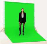 Panou Fundal Studio Verde (Green Screen) 600x300 cm-panza Chroma Key