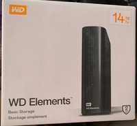Vand hard disk extern WD Elements 14TB