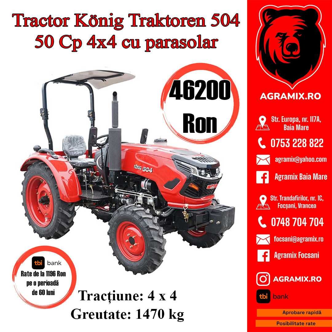 Tractor Konig Traktoren nou cu parasolar  50 Cp Agramix