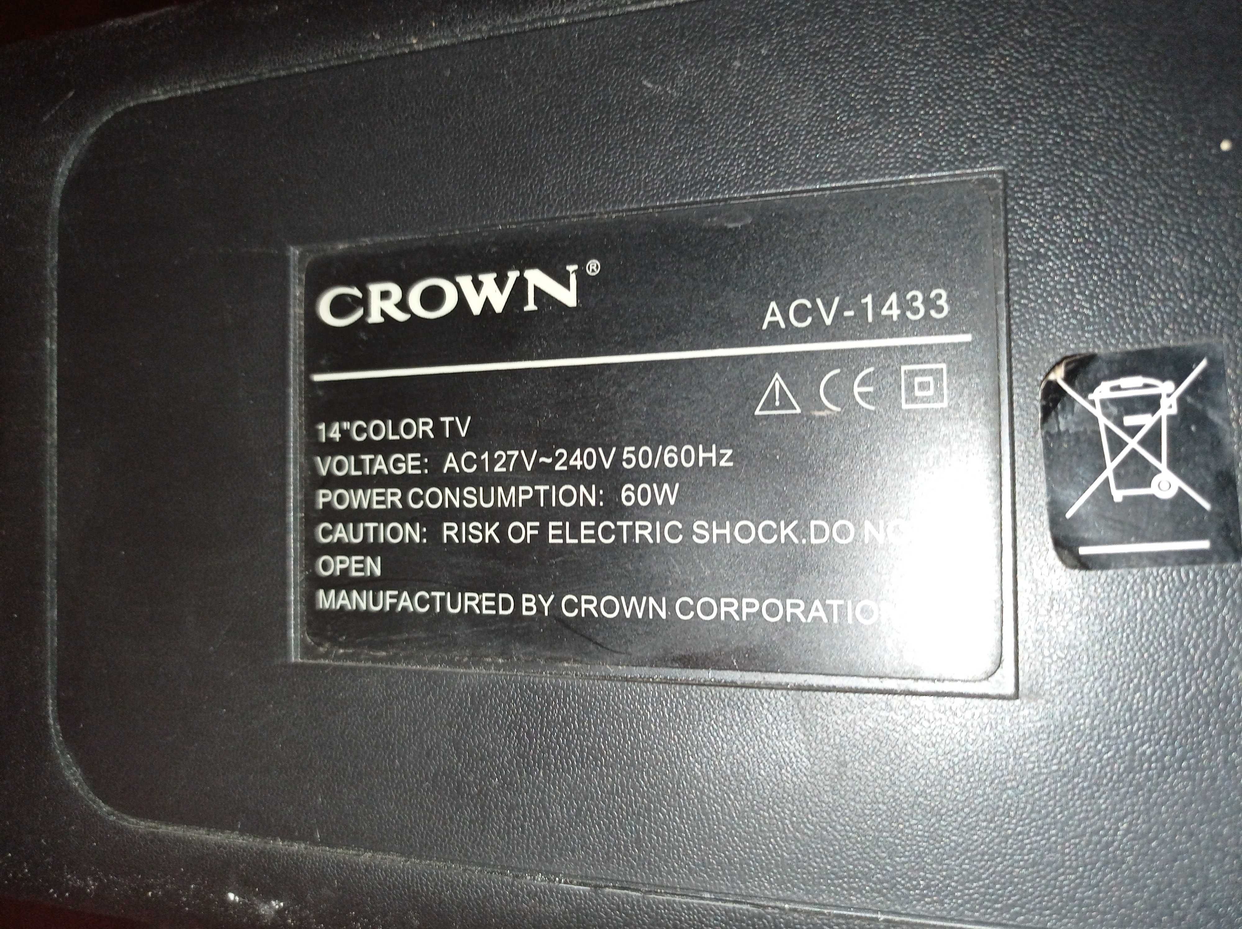 14" TV Crown Телевизор