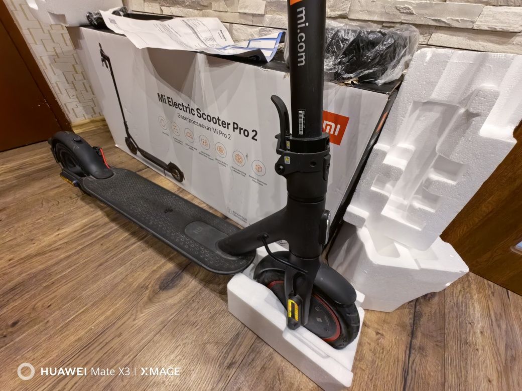 Xiaomi mi electric scooter Pro 2 Гаранция от Citytel до 2023г. Black