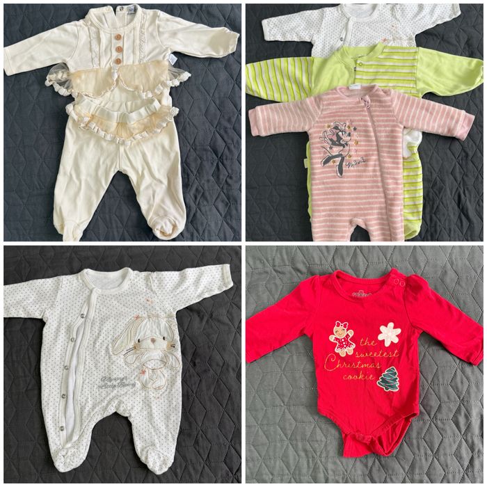 Бебешки дрехи от 0 до 3 месеца за момиче