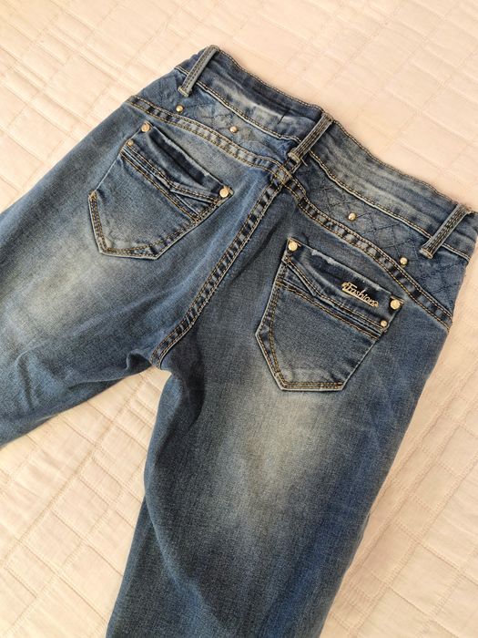 Сини дънки 1+1 подарък