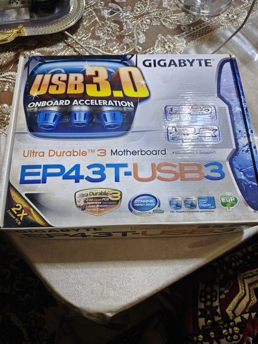 Материнская плата EP43t usb3