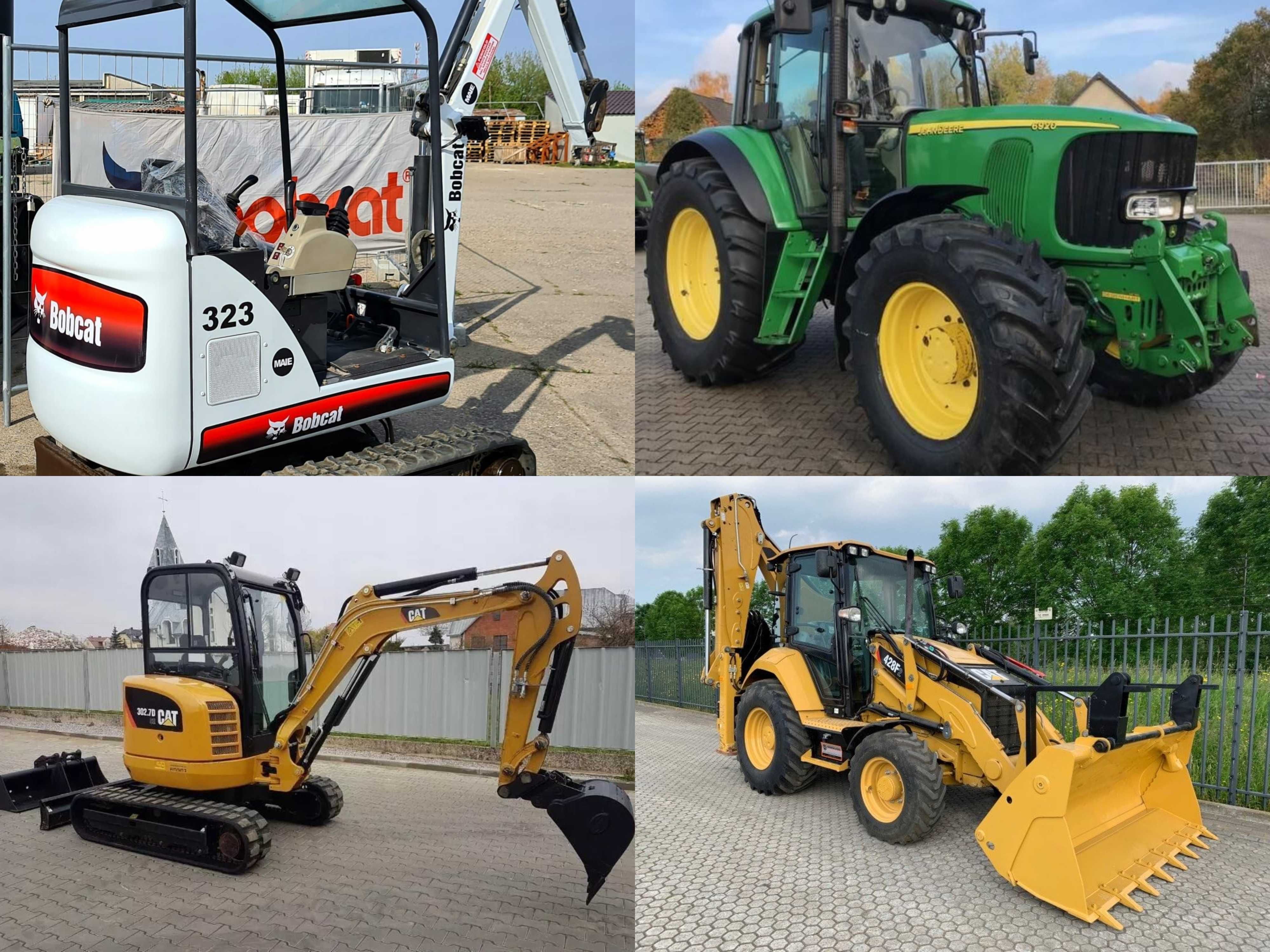 Stickere autocolante Bobcat, Komatsu, JCB, CAT, Case, John Deere, FIAT