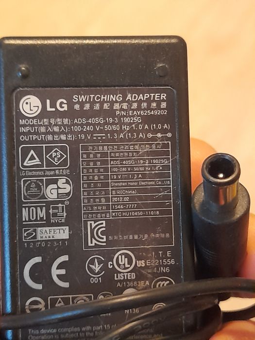 Блокпитания 19в LG, SONY, Samsung