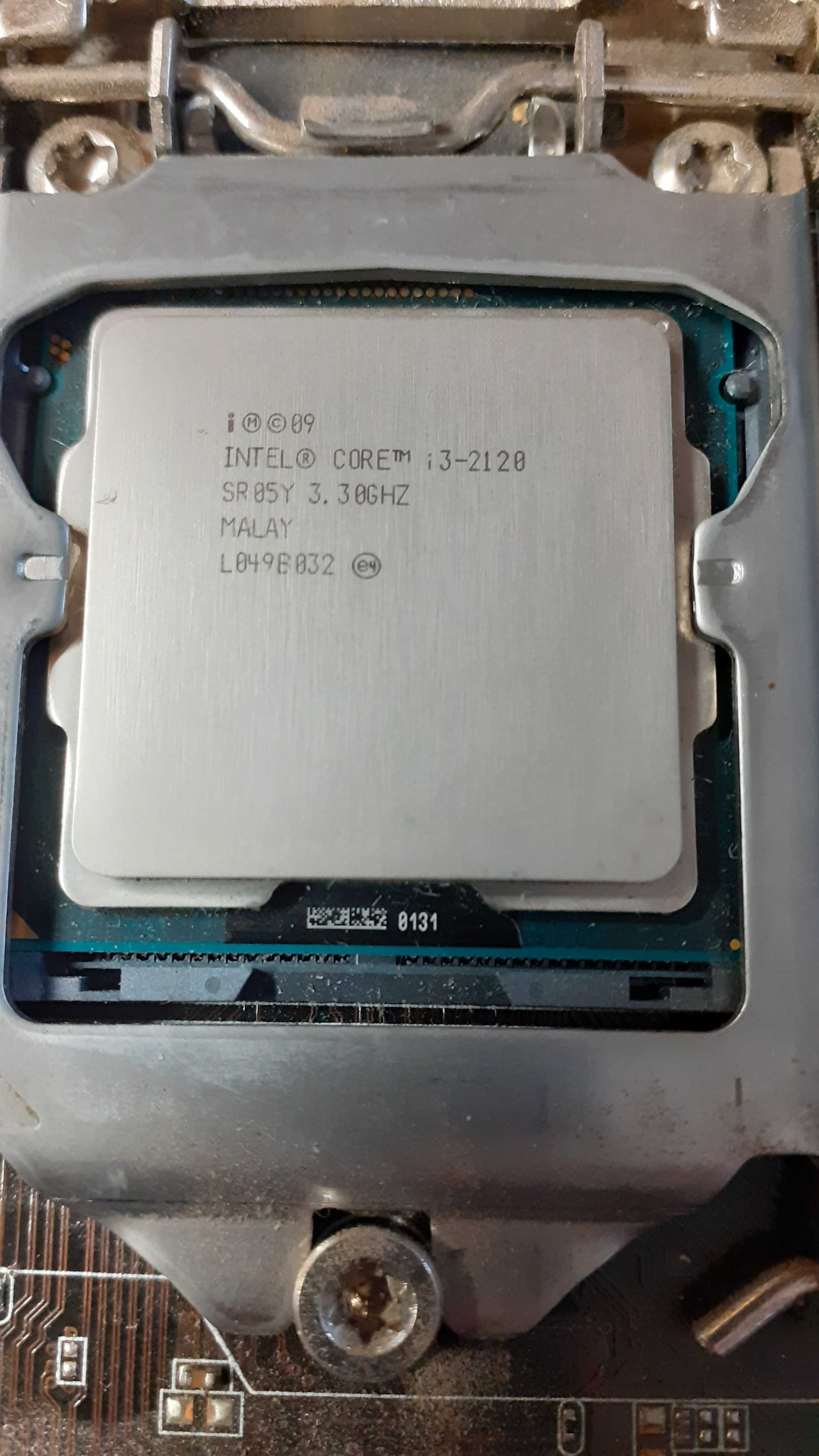 Дънна платка Asus H61 + CPU s.1155 + RAM 4gb