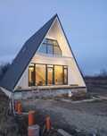 Cabane tip a din lemn