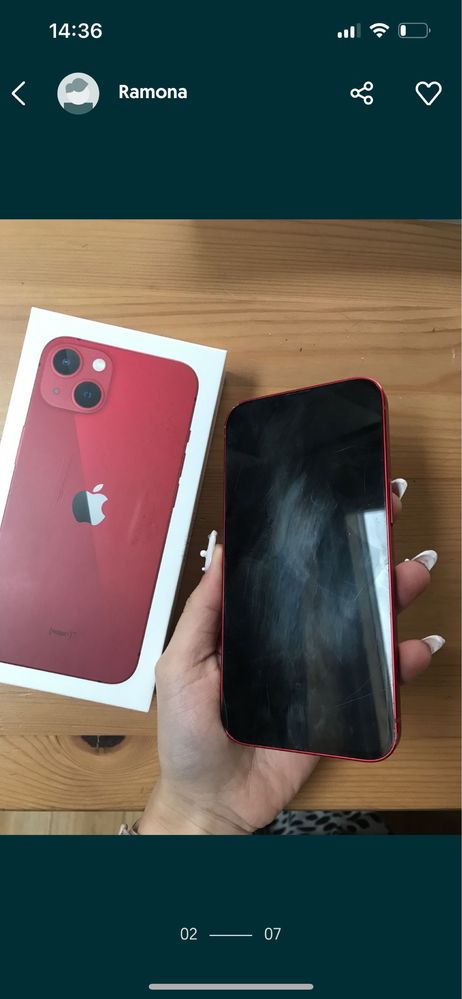 Iphone 13 red 128gb