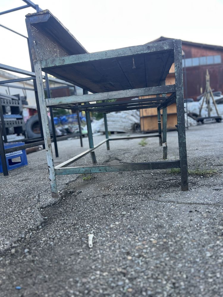 Banc de lucru, masa industriala metalica, industriala