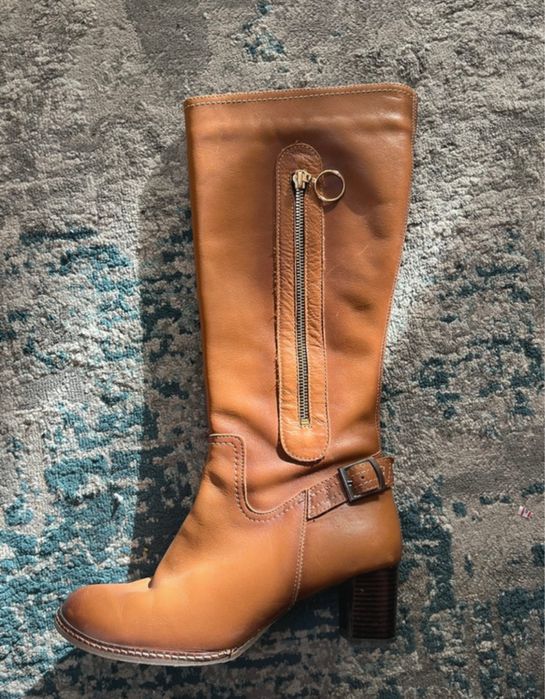 Cizme din piele dama