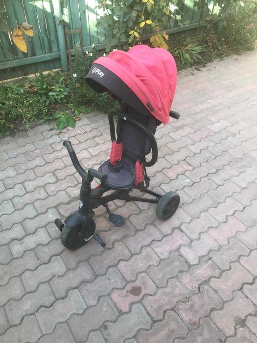 Tricicleta ultrapliabila Qplay Nova Rosu