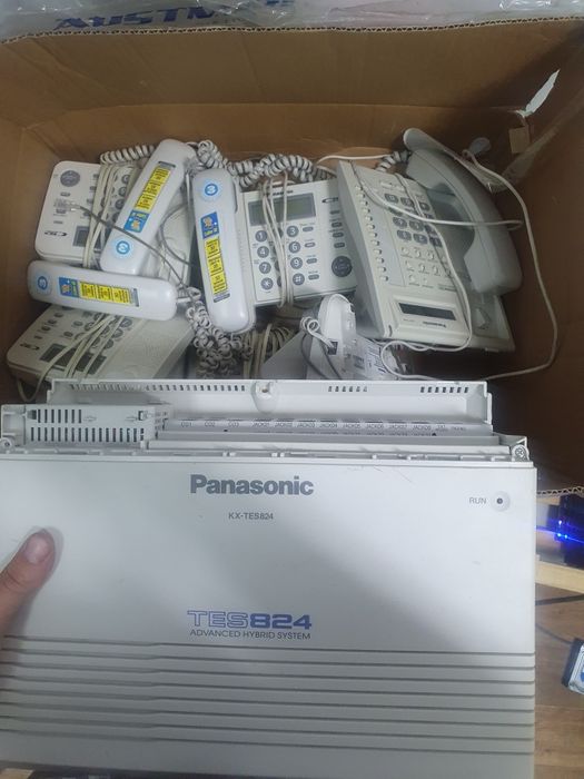 Мини-атс PANASONIC TEB 308 с телефонами
