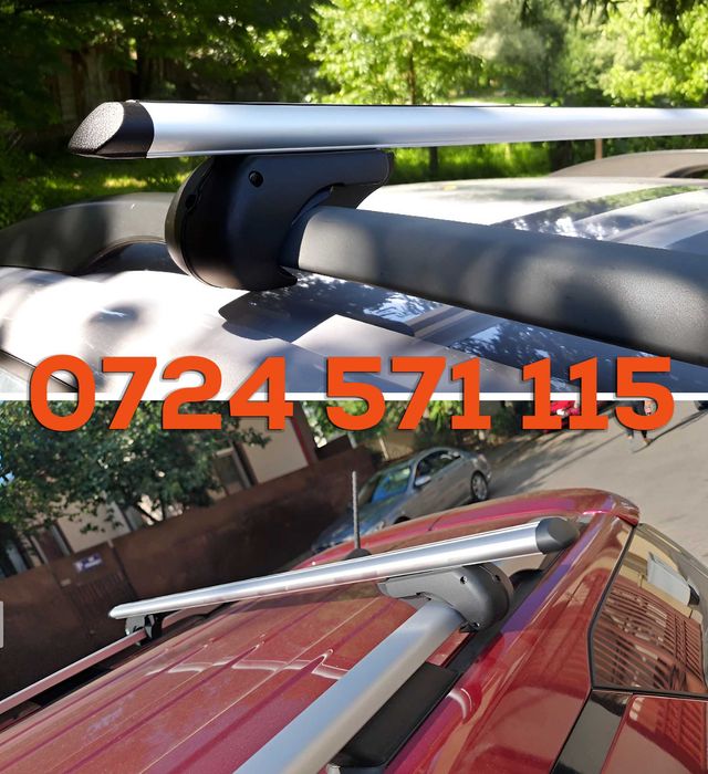 Bare transversale portbagaj cu cheie -  Aluminiu - 120 cm - max. 90 kg