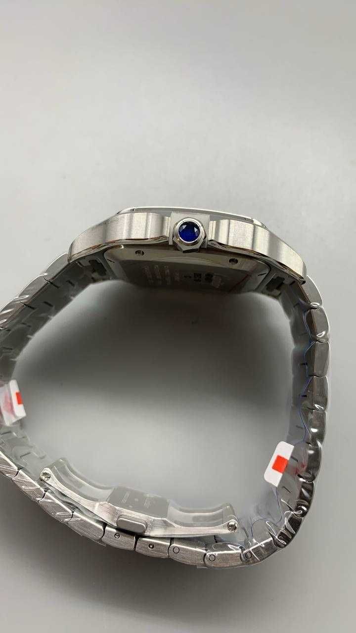 Cartier santos 100 зелен циферблат