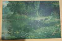 Tablou canvas superb „ Lacul împădurit”  V.Polenov 77x51cm