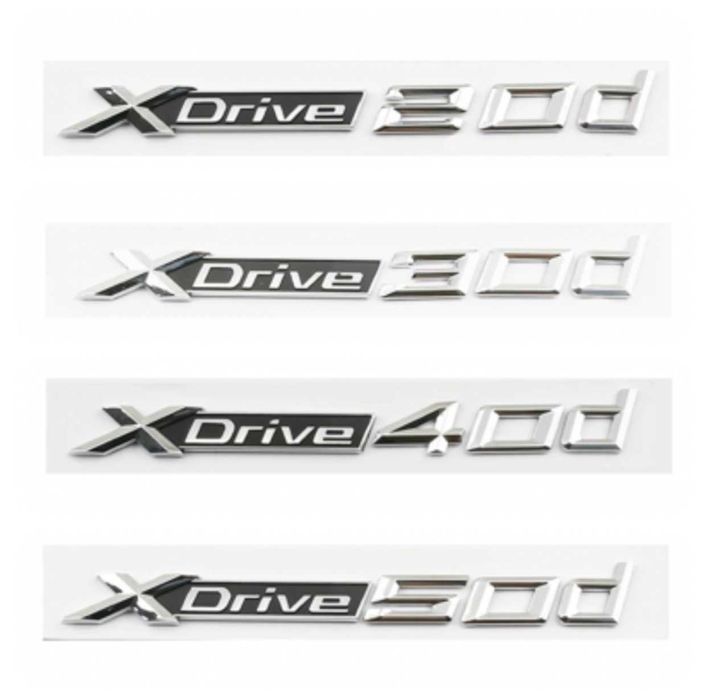 Embleme BMW Xdrive 20d 20i 30d 30i 40d 40i 50d 50i stema sigla sticker