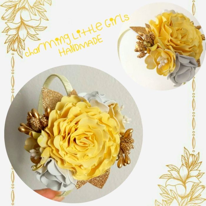 Диадеми и ленти изцяло ръчна изработка