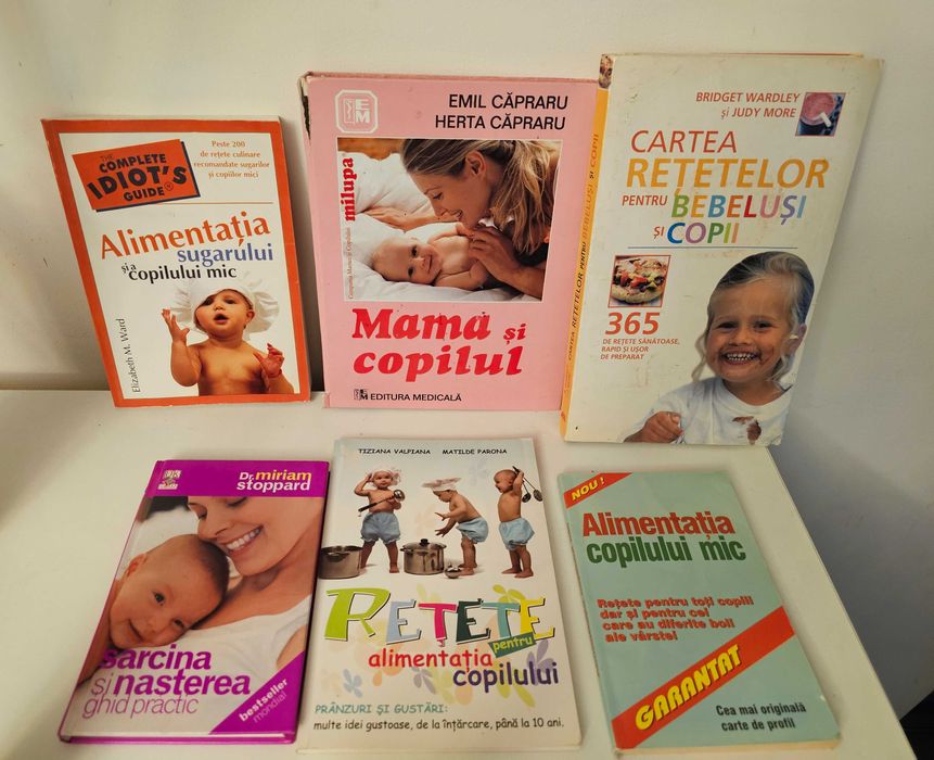 Lot 6 super carti pt gravide si bebelusi
