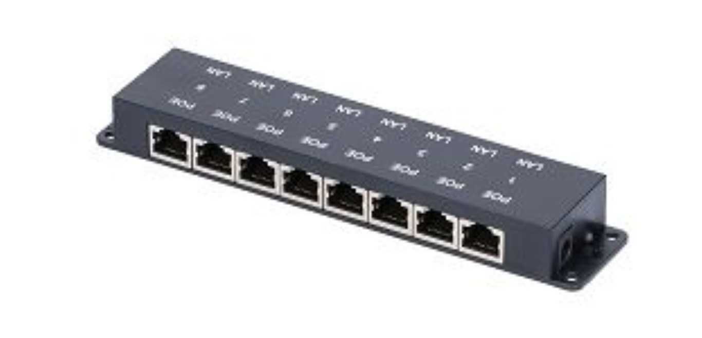 Injector POE 100MB RJ45 8 porturi