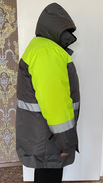 Зимняя спецовку верх болонь отстегивается