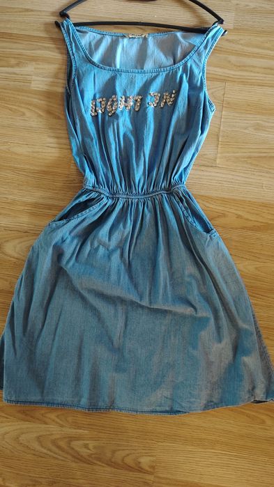 Страхотна дънкова рокля