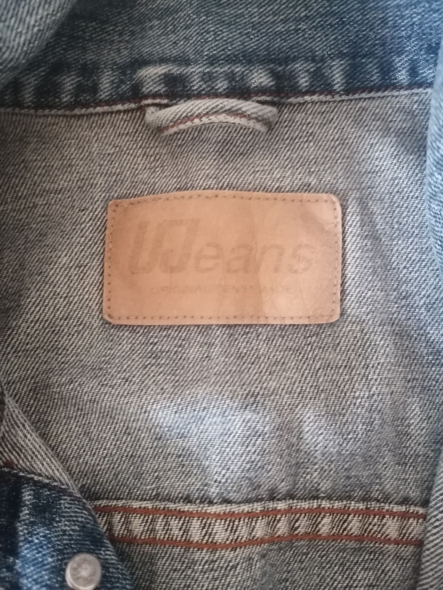 Запазено мъжко дънково яке UJEANS: denim 52/L-ка