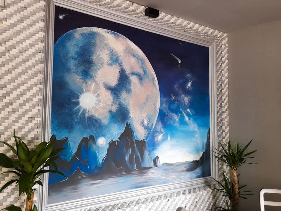 Pictură murală - decorare spații private, birouri,  spații comerciale