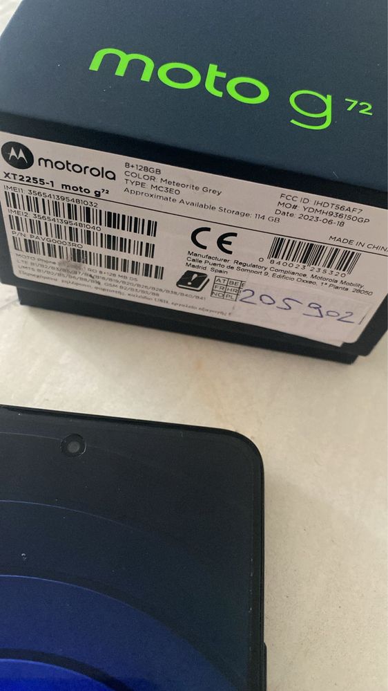 Vand motorola G72 dual sim ,cu garantie