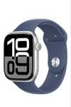 Смарт-часы Apple Watch Series 10 S/M 46 мм серебристый-синий