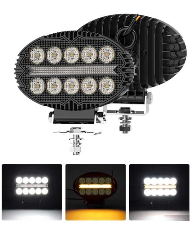 Висок клас LED Диоден Боен фар за трактори ATV мотокари камиони Елипса