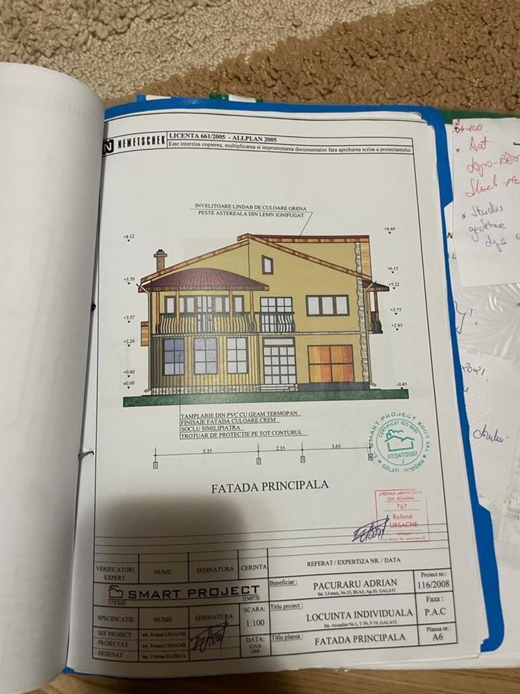 Vand casa la rosu in Galati zona arcasilor