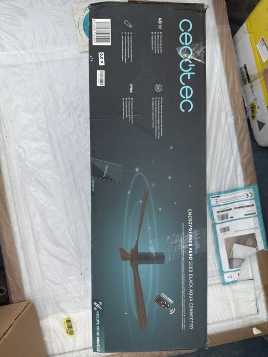 Ventilator de tavan, Cecotec EnergySilence Aero 5500, 132 cm, Wi-Fi