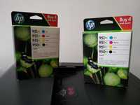 2 комплекта неразопаковани HP 951 XL; HP 950 XL yellow, magenta, cyan