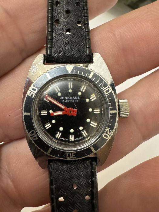 Ceas Junghans diver, vintage. Dama, mecanic.