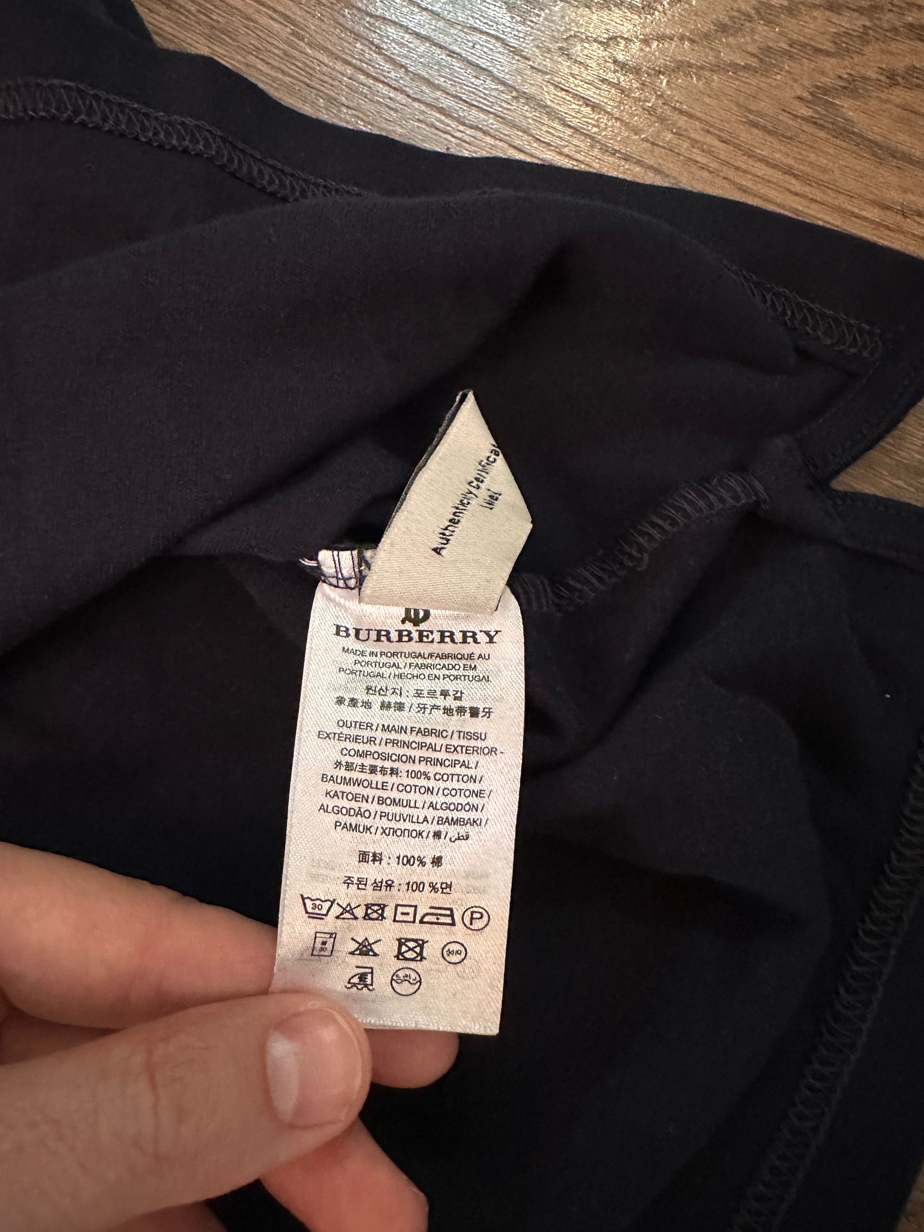 Burberry мъжка тениска с яка