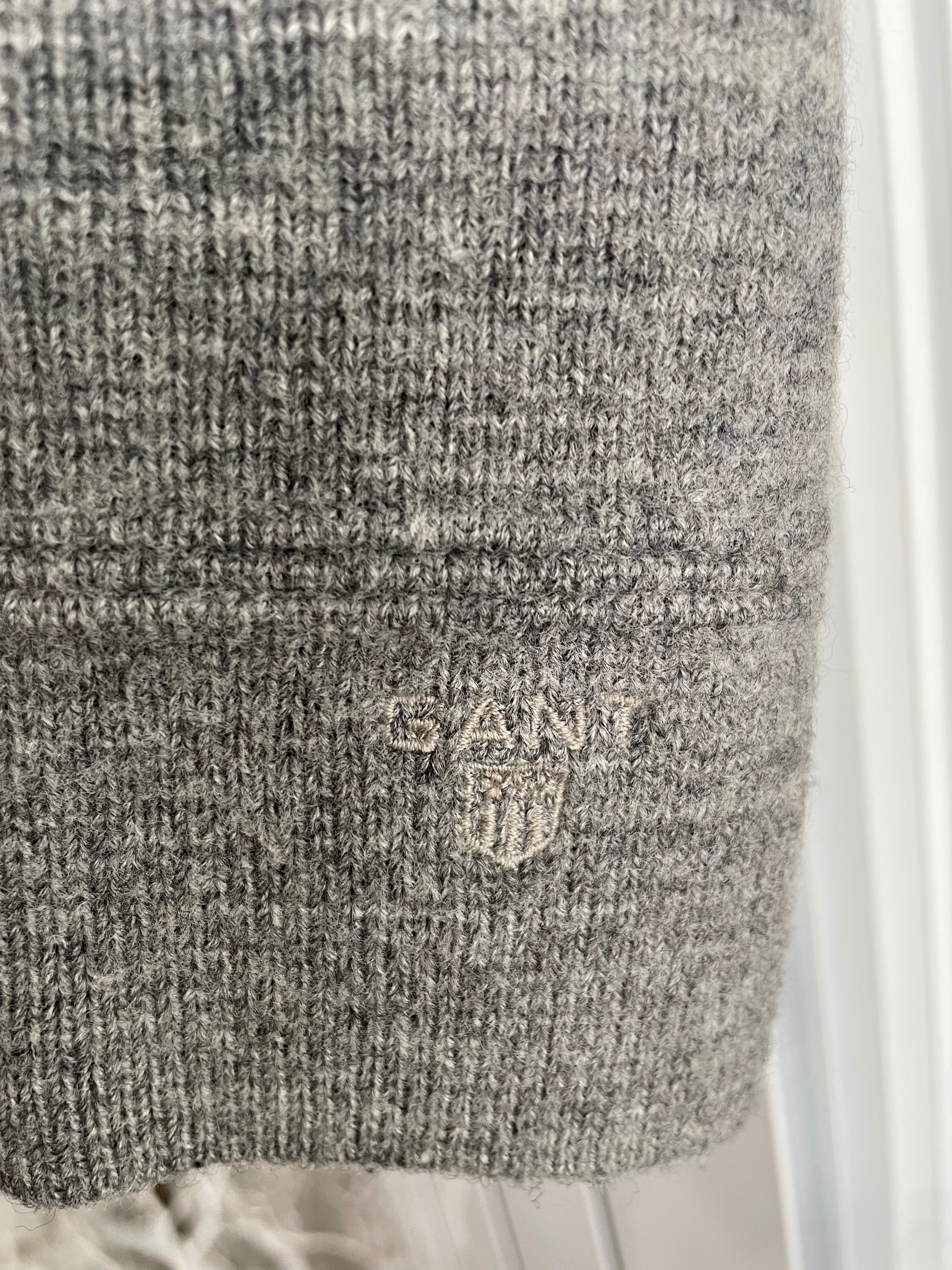 Gant, wool 100%, knit blaser cardigan