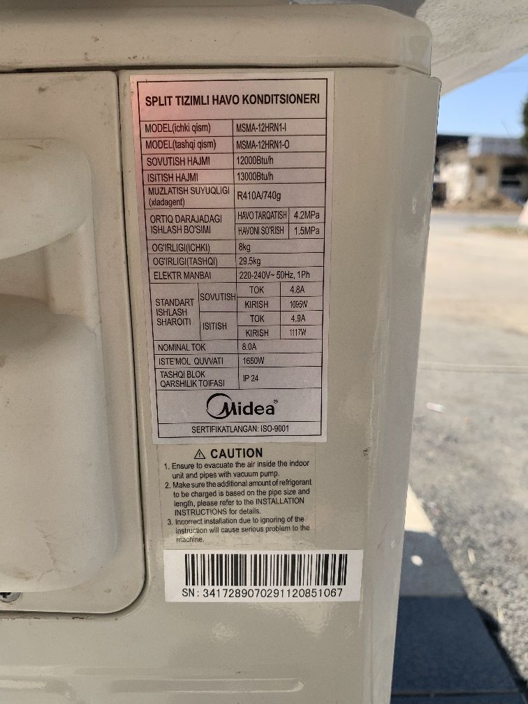 Konditsioner  12 talik midea
