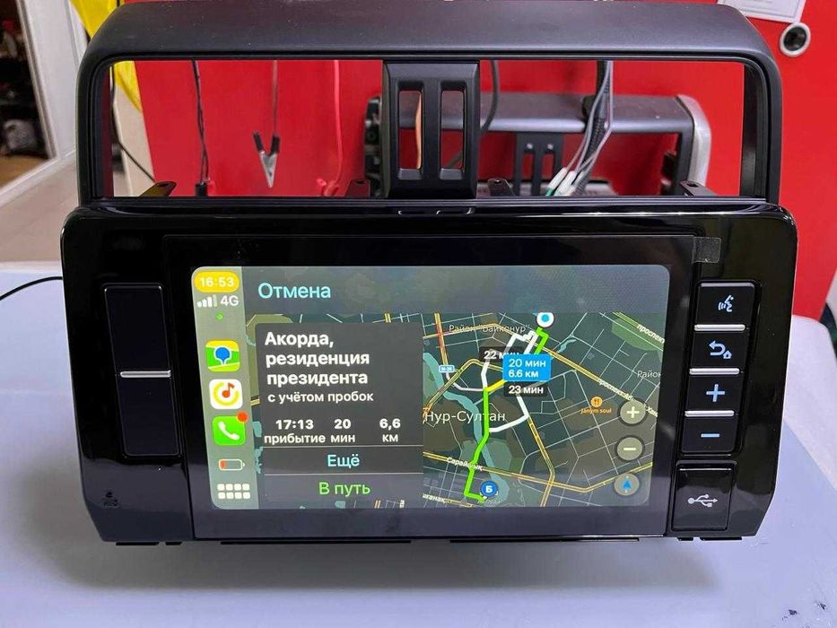 Проигрыватель магнитола Toyota Prado 150 оригинал CarPlay Android Auto