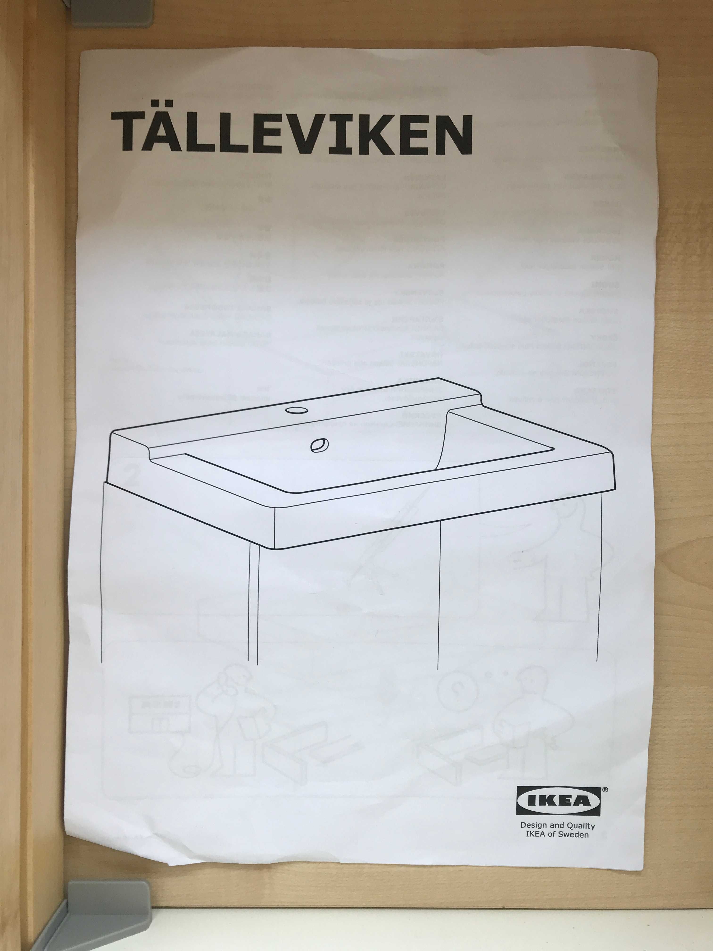 TÄLLEVIKEN порцеланена мивка от икеа