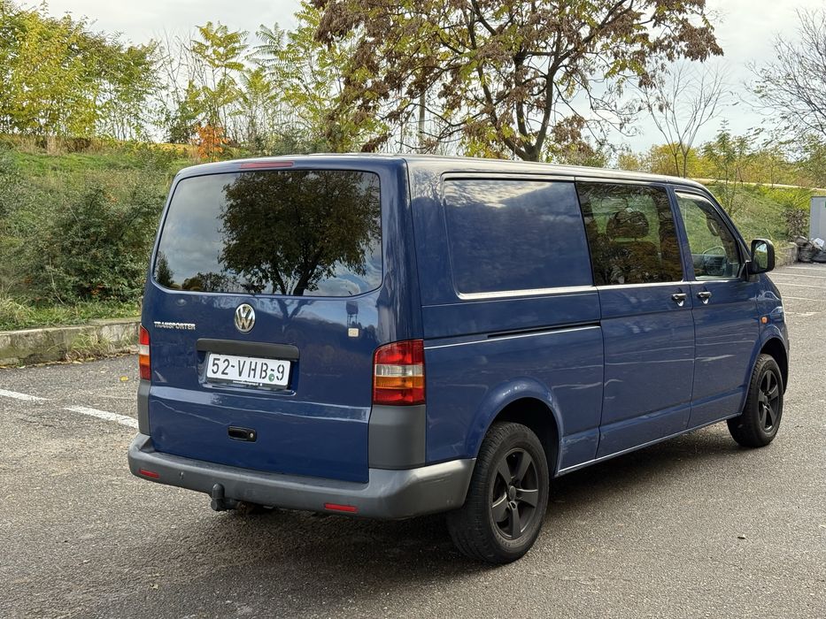 VW Transporter T5 1.9 Tdi Modelul Lung cu 6 Locuri si Marfa