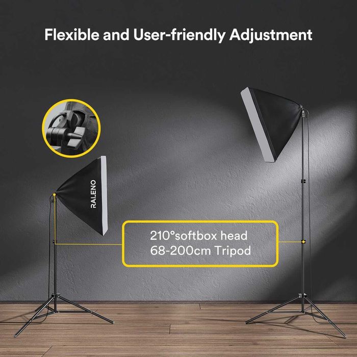 Kit de iluminare softbox