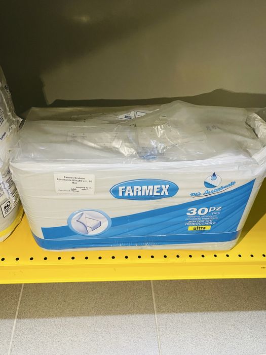 Farmex - Scutece Absorbante 80x180 cm ,30 Buc