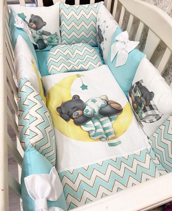 Бортики на кроватку