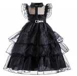 Rochie rochita carnaval Wednesday Adams  NOUA 3 4 5 6 7 ani