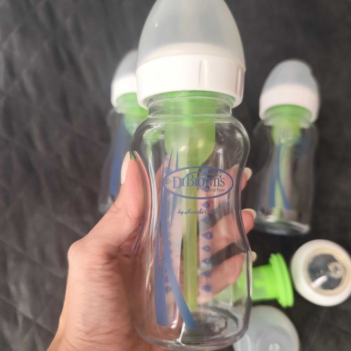 Стъклени бебешки шишета dr. Brown