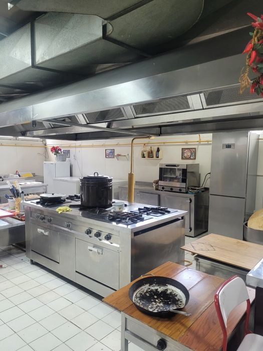 Продаётся газовая плита с вытяшкой для ресторанов и кафе .