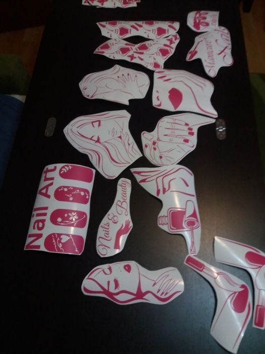 Autocolant stickere Beauty Salon